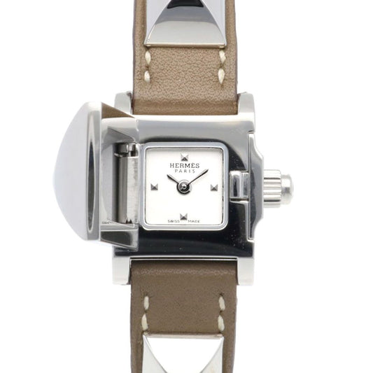 Hermes Mini Medall Watch Stainless Steel Quartz