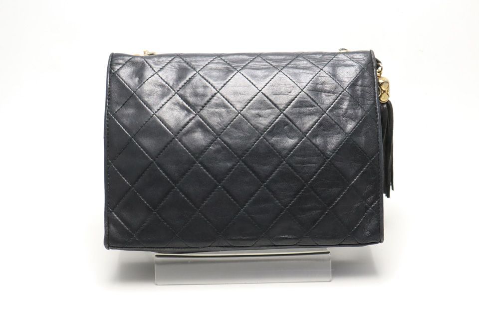 Chanel Quilted Fringe GD Leather Chain Shoulder — view 2