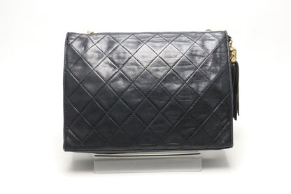 Chanel Quilted Fringe GD Leather Chain Shoulder — view 2