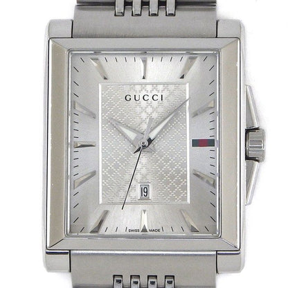 Gucci Watch Timeless Rectangle 138.4 Date Luminous Needle Sherry Line Rectangula