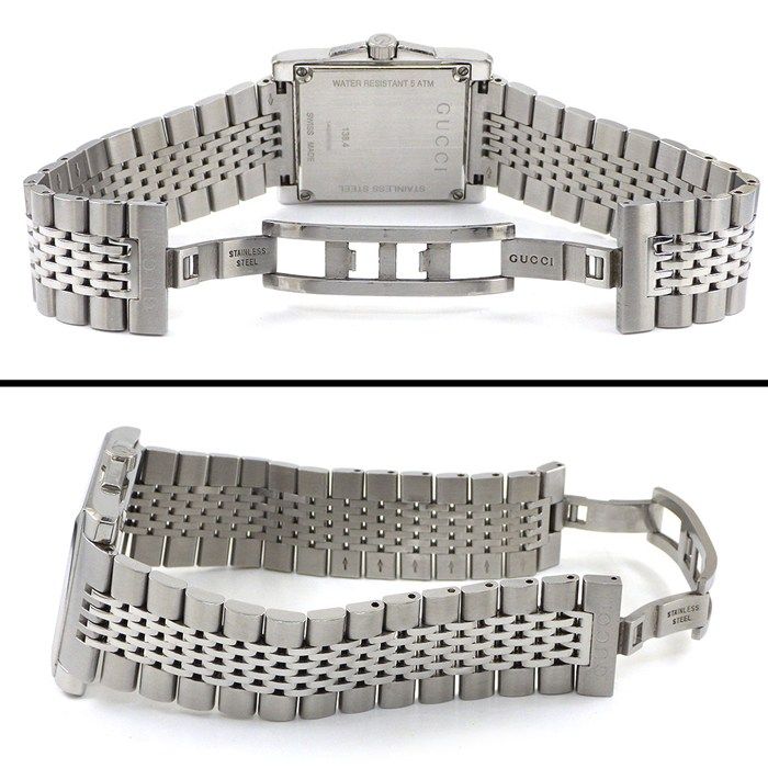 Gucci Watch Timeless Rectangle 138.4 Date Luminous Needle Sherry Line Rectangula — view 3