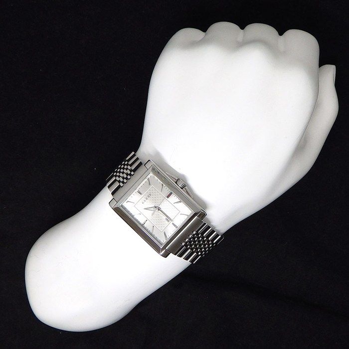 Gucci Watch Timeless Rectangle 138.4 Date Luminous Needle Sherry Line Rectangula — view 8