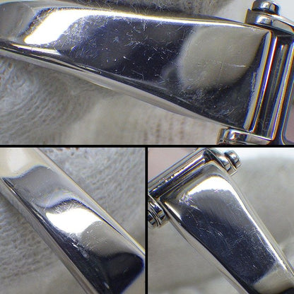 Gucci Watch Bangle Diamond Index Rectangular Pink Maza Ofpearl Dial Horsebit — view 8