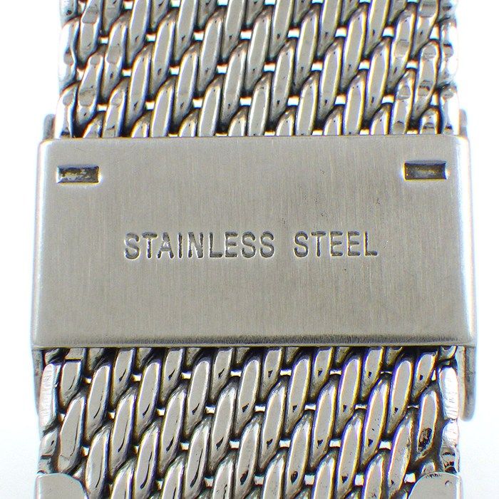 Gucci Watch Timeless 126.3 Diamante Gray Dial Mesh Date SS — view 5
