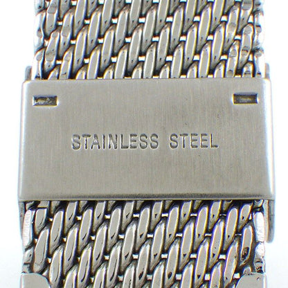 Gucci Watch Timeless 126.3 Diamante Gray Dial Mesh Date SS — view 5