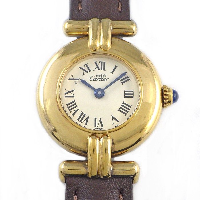 Cartier Watch Must Colisee Vermeil SM Ivory Dial man Index