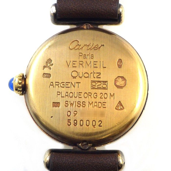 Cartier Watch Must Colisee Vermeil SM Ivory Dial man Index — view 4