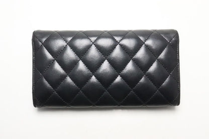 Chanel Quilted GD Leather Bifold Wallet — view 2