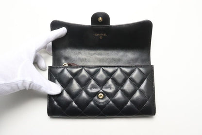 Chanel Quilted GD Leather Bifold Wallet — view 4