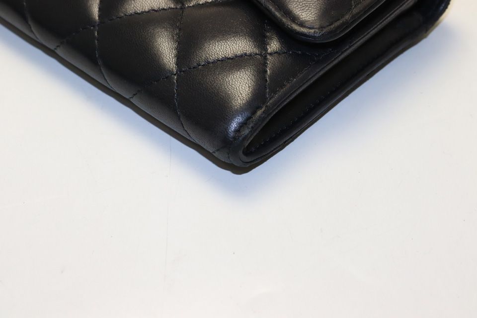 Chanel Quilted GD Leather Bifold Wallet — view 5