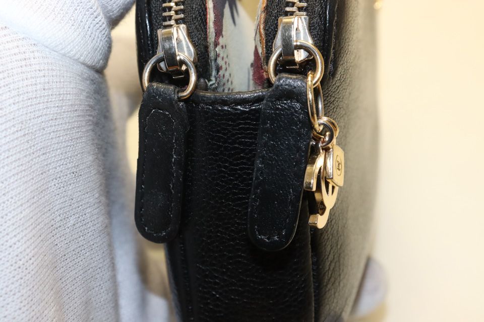 Chanel Lucky Flower GD Leather Zip Around Wallet — view 7