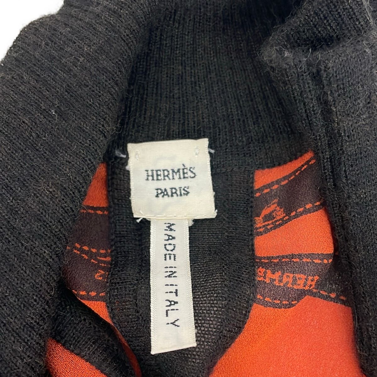 Hermes Cardigan SM Dark Brown Orange — view 3