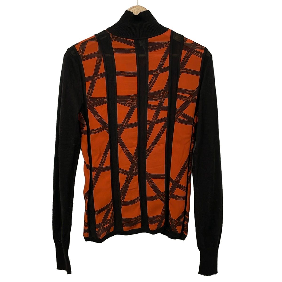 Hermes Cardigan SM Dark Brown Orange — view 2