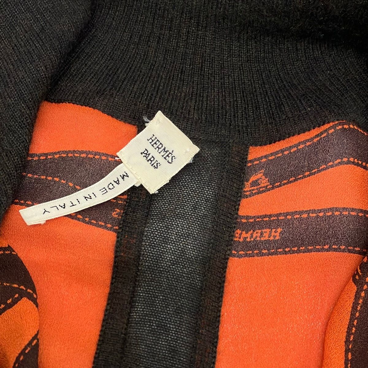 Hermes Cardigan SM Dark Brown Orange — view 6