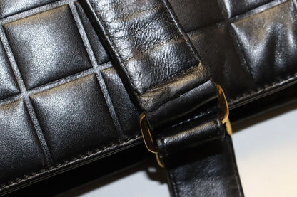 Chanel Choco Bar Jumbo CC Logo GD Leather Tote — view 9
