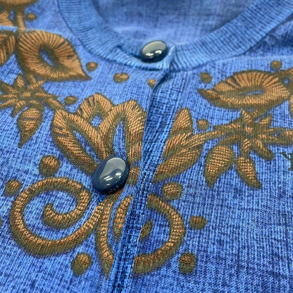 Louis Vuitton Cardigan S Navy Brown Long Sleeve — view 7