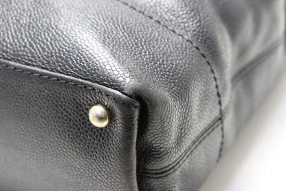 Chanel Caviar Leather CC Logo GD Tote — view 4
