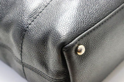 Chanel Caviar Leather CC Logo GD Tote — view 7