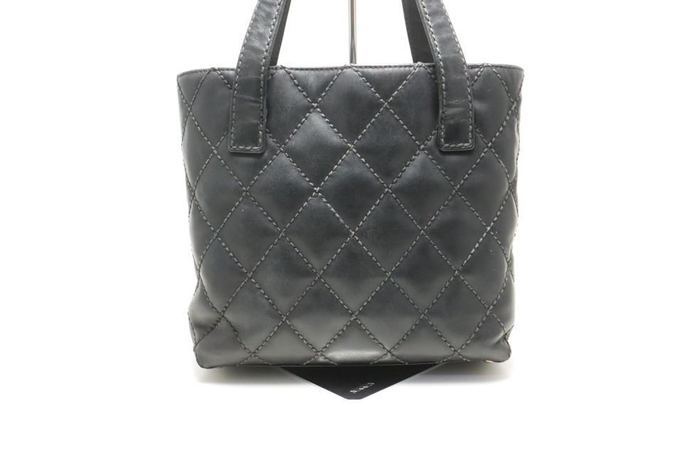 Chanel Wild Stitch GD Leather Tote — view 2