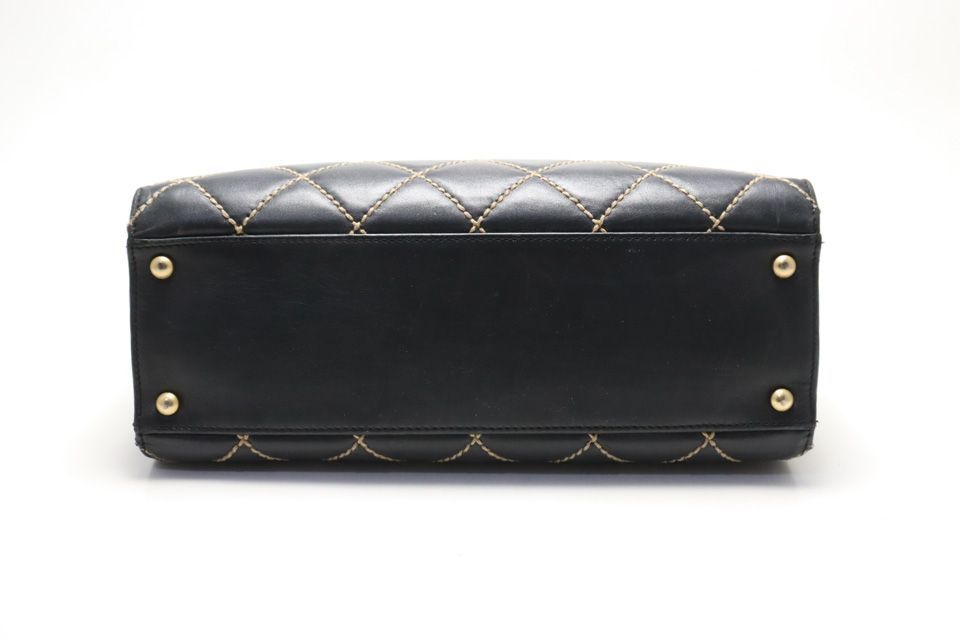 Chanel Wild Stitch GD Leather Handbag — view 3