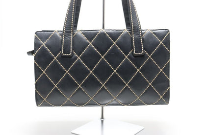 Chanel Wild Stitch GD Leather Handbag — view 2