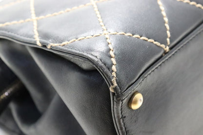Chanel Wild Stitch GD Leather Handbag — view 5