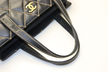 Chanel Wild Stitch GD Leather Handbag — view 9