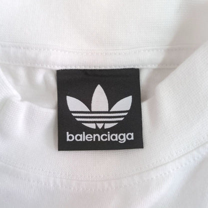 Balenciaga Adidas Logo Short Sleeve Top T-Shirt Top 2 White — view 4