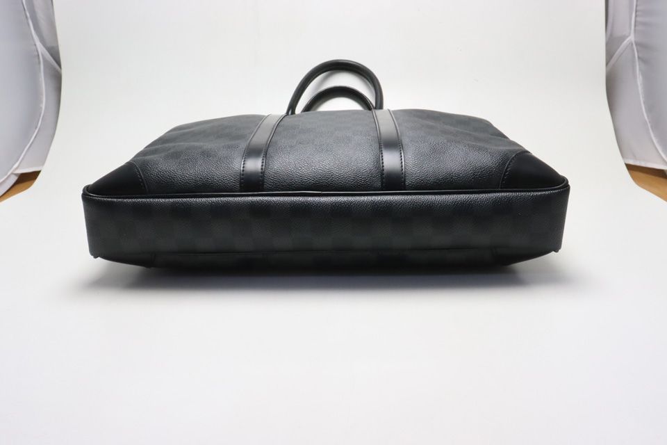 Louis Vuitton Damier Graphite Pdv Leather Business Briefcase — view 3