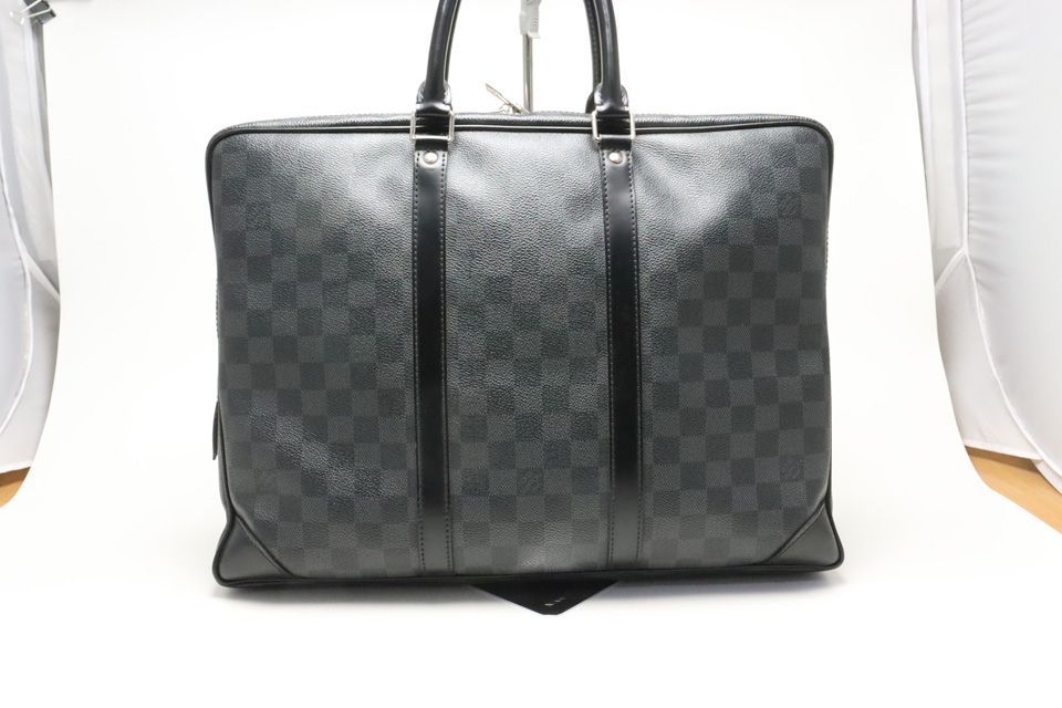 Louis Vuitton Damier Graphite Pdv Leather Business Briefcase — view 2