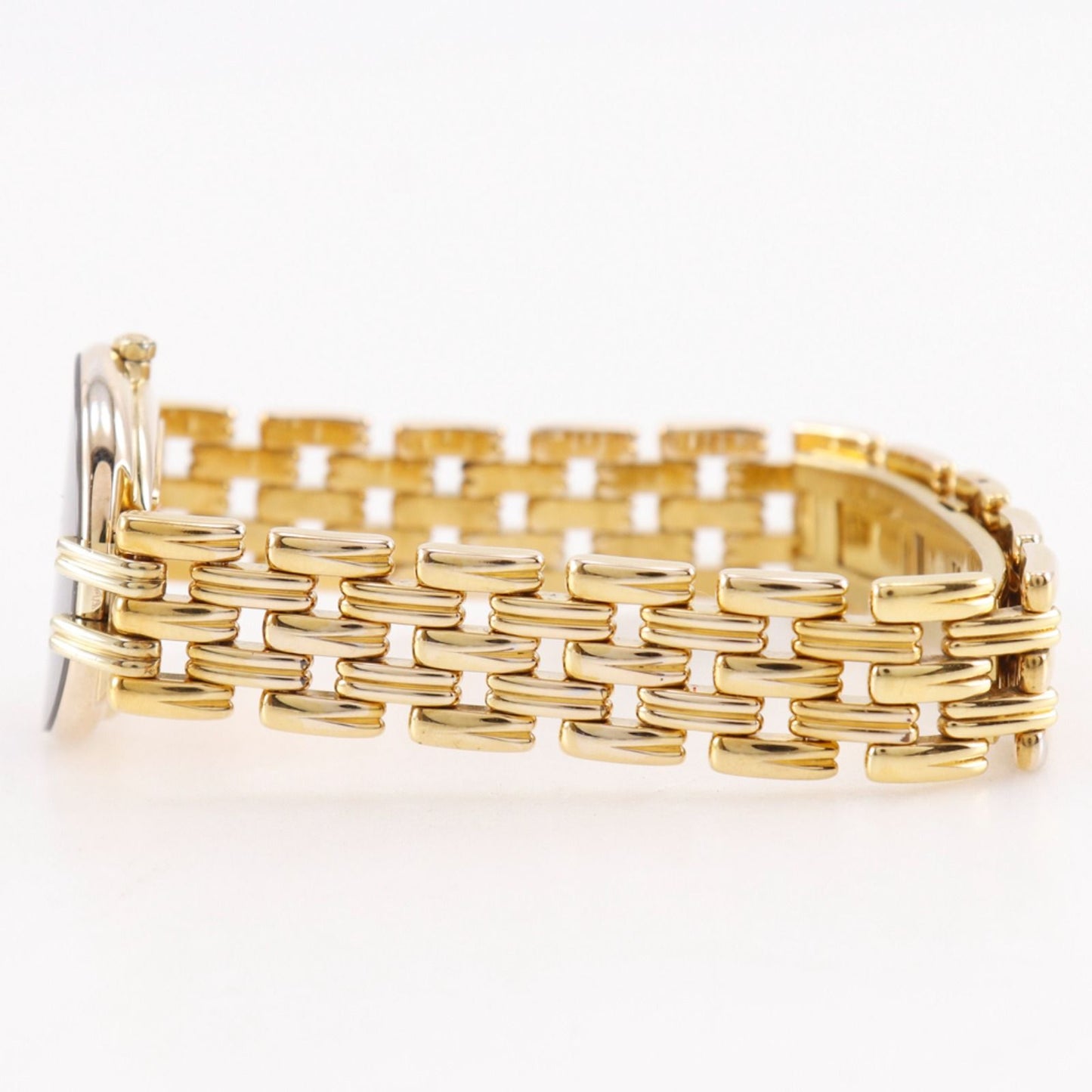 Dior Dio Bakira Gold Plated Kuo Analog Display Black Dial Watch — view 4