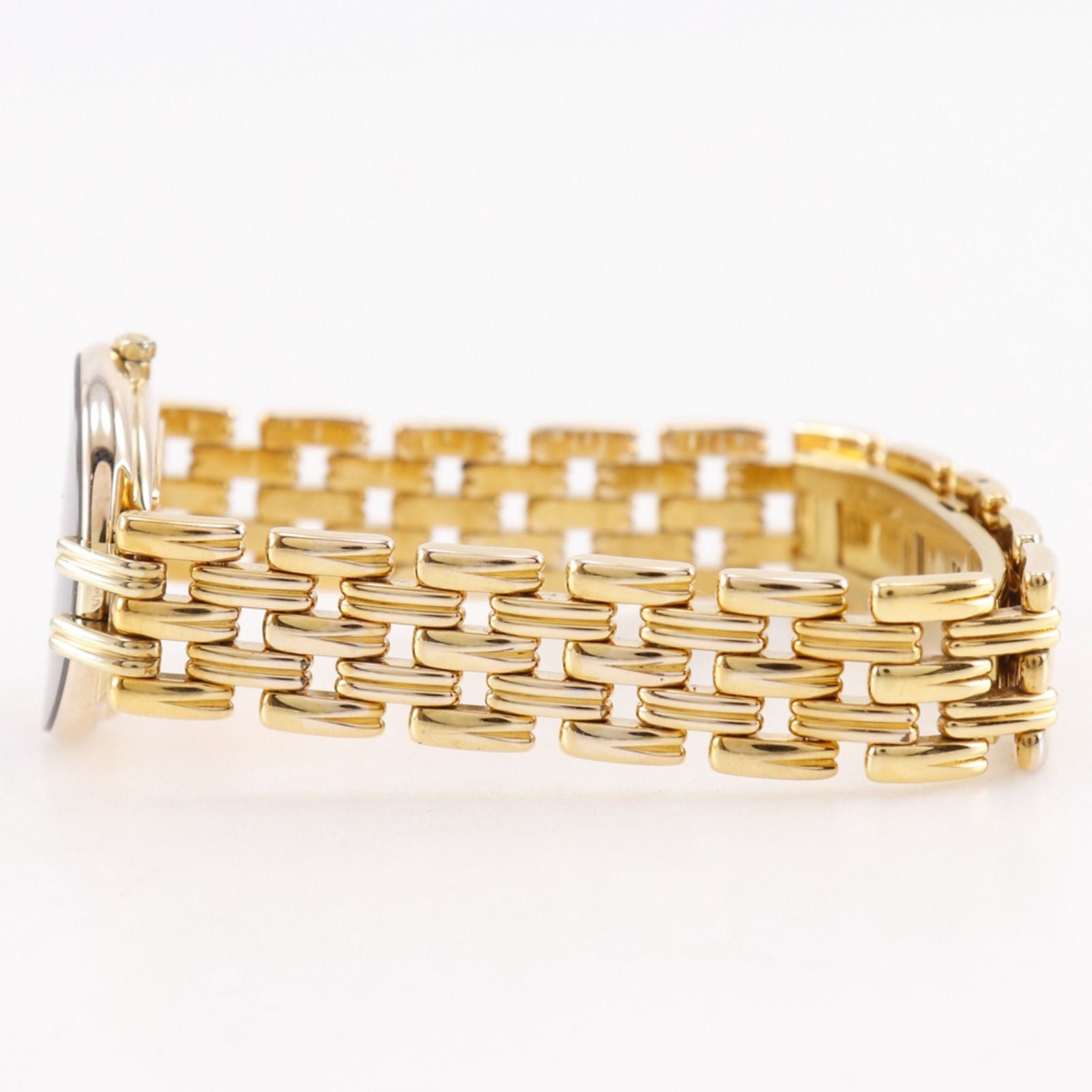Dior Dio Bakira Gold Plated Kuo Analog Display Black Dial Watch — view 4