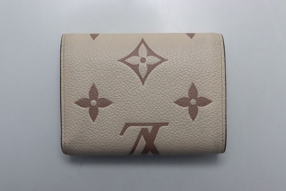 Louis Vuitton Monogram Empreinte Portefeuille Victorine Bicolor Leather Trifold — view 2