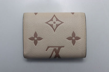Louis Vuitton Monogram Empreinte Portefeuille Victorine Bicolor Leather Trifold — view 2