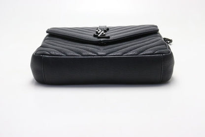Saint Laurent Stitch Carre Leather 2-Way Chain Shoulder — view 3
