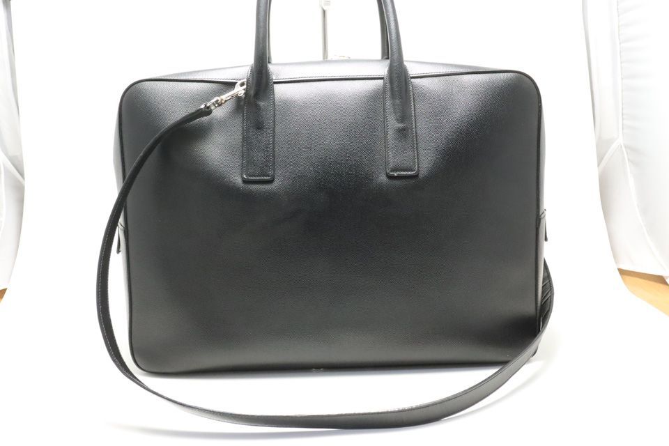 Saint Laurent Classic Museum Leather Business Tote — view 2
