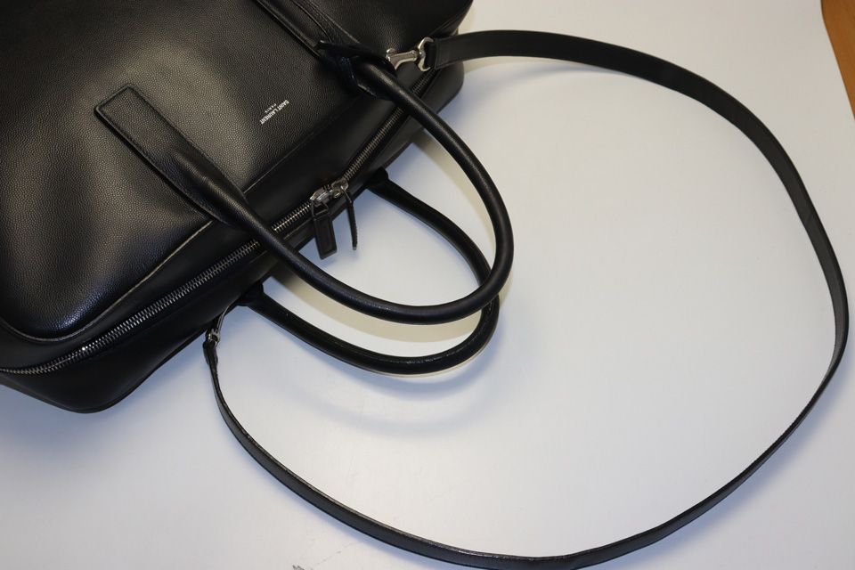 Saint Laurent Classic Museum Leather Business Tote — view 6