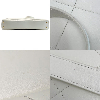 Chanel Maxi Shopping Quilted White Large Tote — view 9
