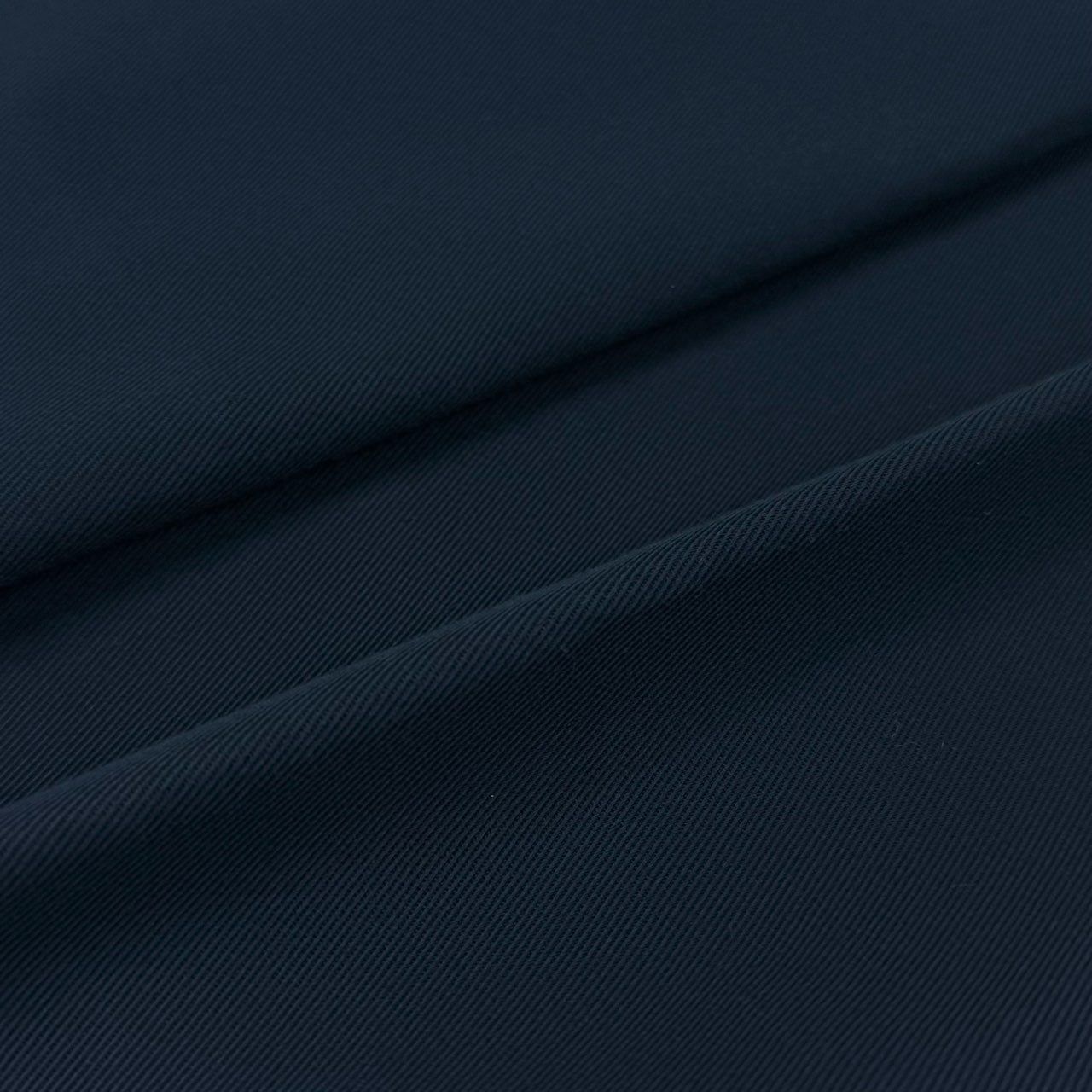 Hermes Trousers Chino Pants Pleated 42 Navy Cotton — view 7