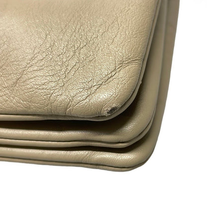 Celine Shoulder Bag Trio Large Beige Leather — view 6