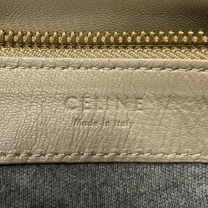 Celine Shoulder Bag Trio Large Beige Leather — view 8