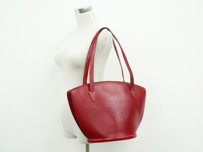 Louis Vuitton LV Saint Jacques Shopping Epi Leather Shoulder Bag Tote Castilian — view 6