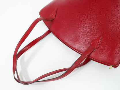 Louis Vuitton LV Saint Jacques Shopping Epi Leather Shoulder Bag Tote Castilian — view 4