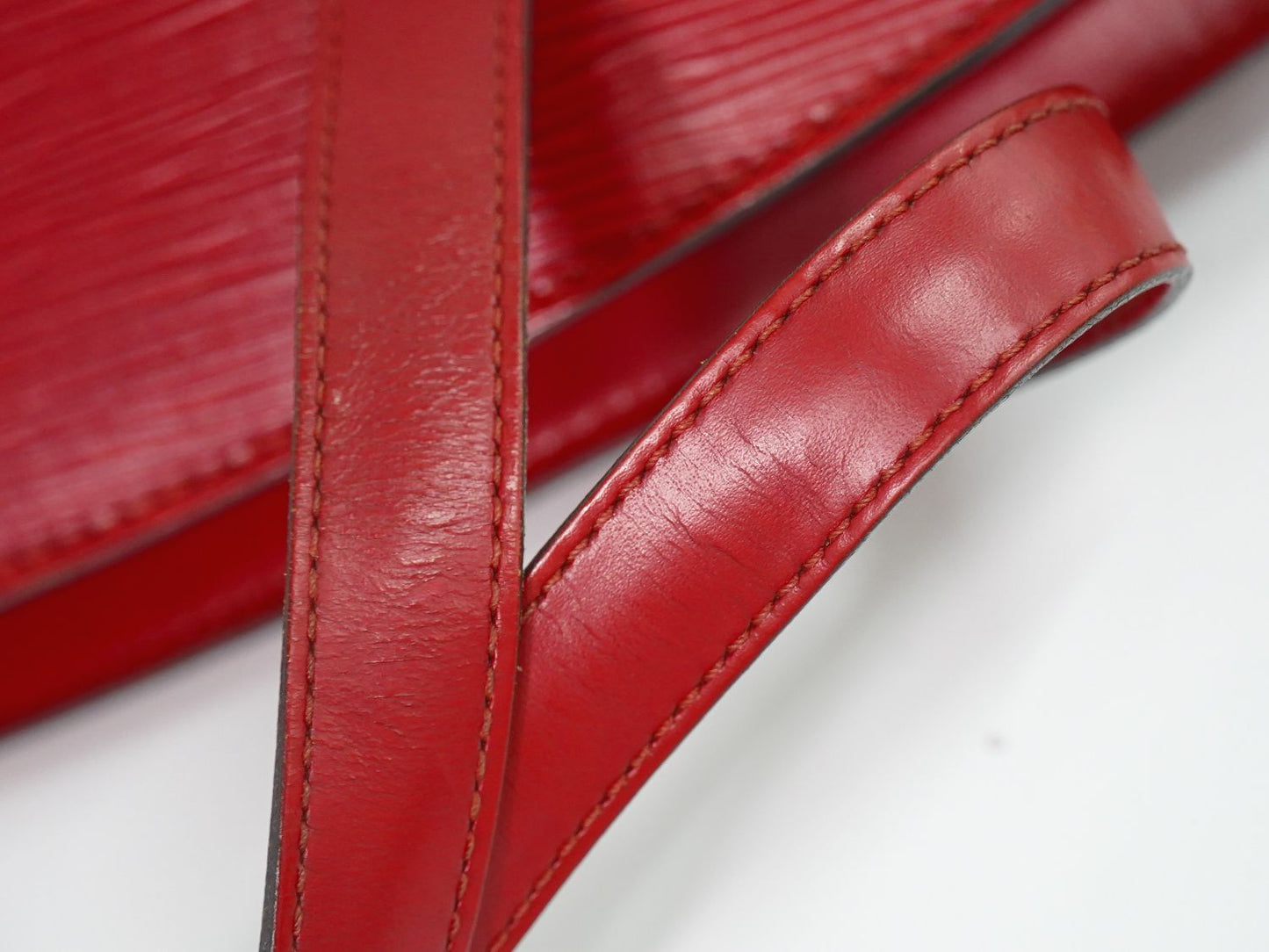 Louis Vuitton LV Saint Jacques Shopping Epi Leather Shoulder Bag Tote Castilian — view 5