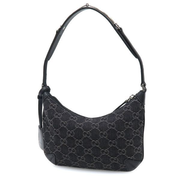 Gucci GG Denim Horsebit Messenger — view 2