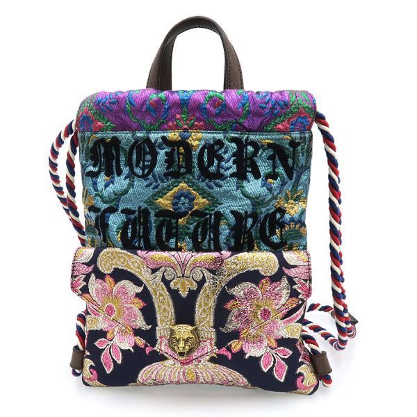 Gucci Brocade Backpack Multicolor