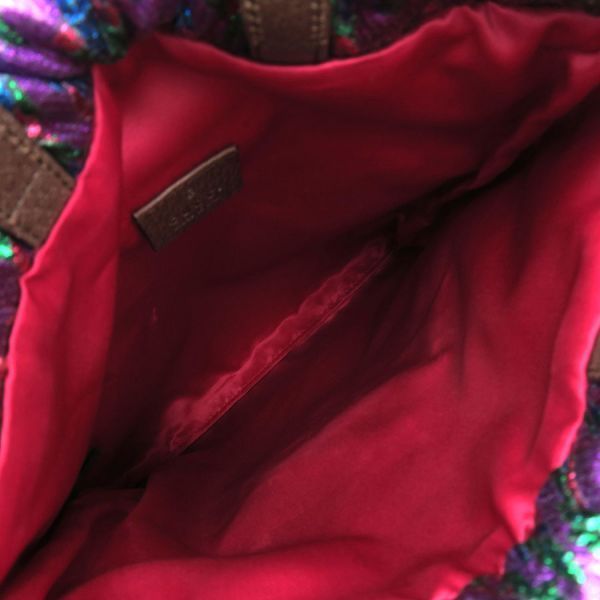 Gucci Brocade Backpack Multicolor — view 3