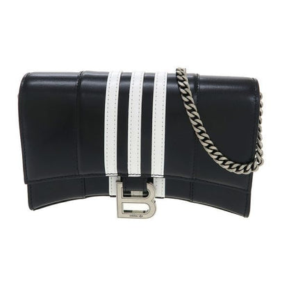 Balenciaga Hour Glass Chain Wallet Adidas