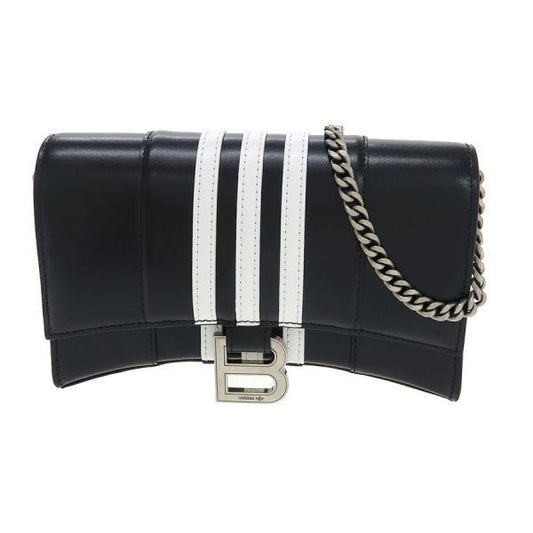 Balenciaga Hour Glass Chain Wallet Adidas