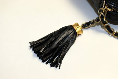 Chanel Quilted Fringe GD Leather Chain Shoulder — view 8